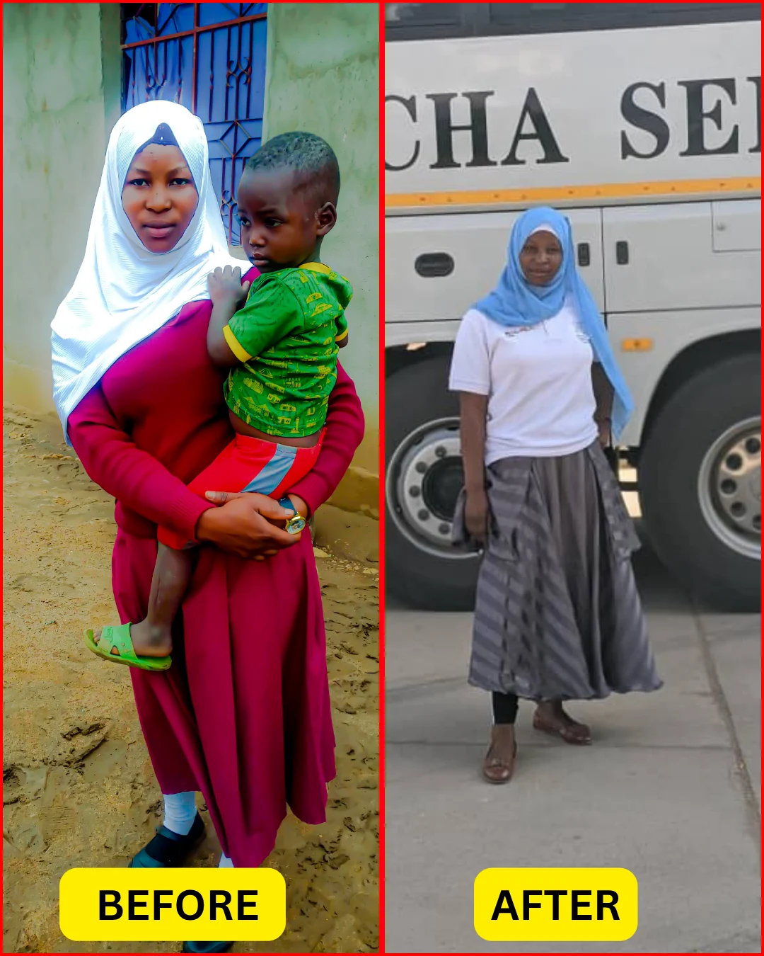 Farida Msigala, a teen mother who returned to school with KINNAPA's help