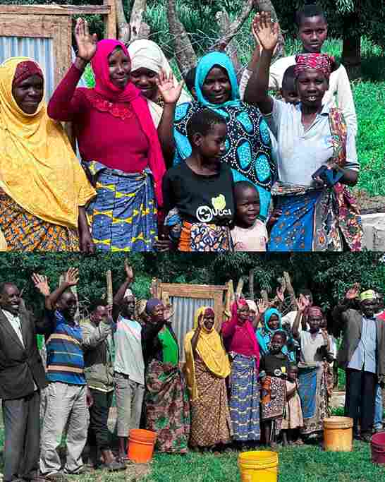 Community members, Muungano Primary School, Kwinji-KILINDI
