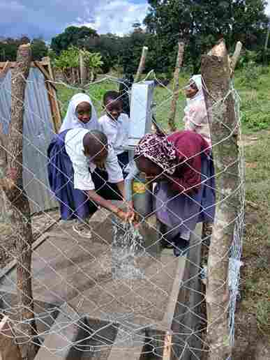 Life after the well, Muungano Primary School, Kwinji-KILINDI