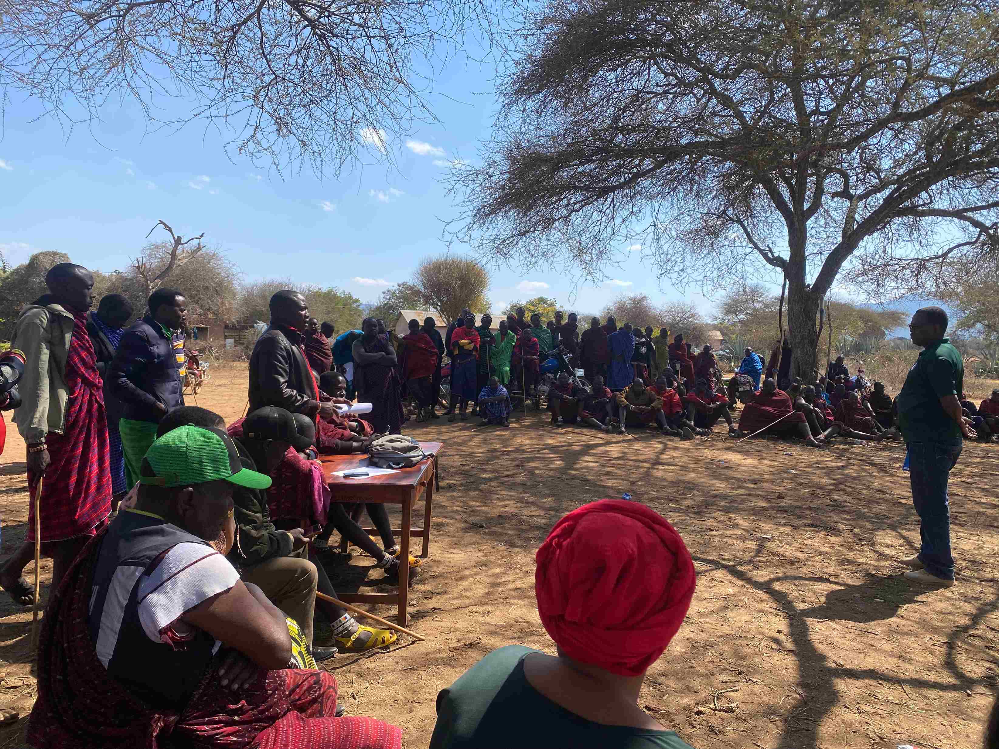 Cluster members gathered for election proceedings
